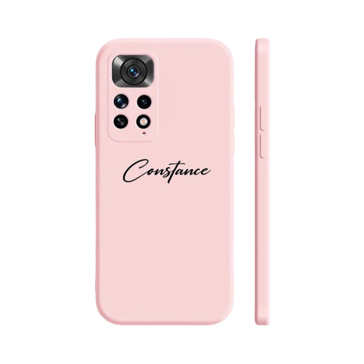 Personalisierte Silikon Hülle/Case mit individuellem Namen/Wort für Xiaomi Poco F5-Serie | ZITOCASES®