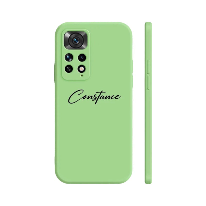 Personalisierte Silikon Hülle/Case mit individuellem Namen/Wort für Xiaomi Poco-Serie | ZITOCASES®