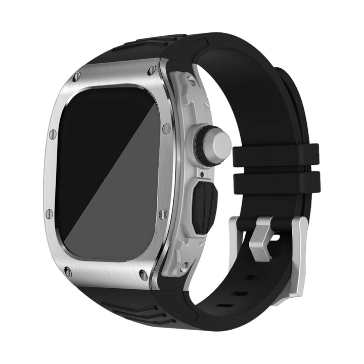 Edelstahl 2-in-1 Luxus-Gehäuse Hülle/Case inkl. Silikon Armband für Apple Watch Series 10 | ZITOCASES®