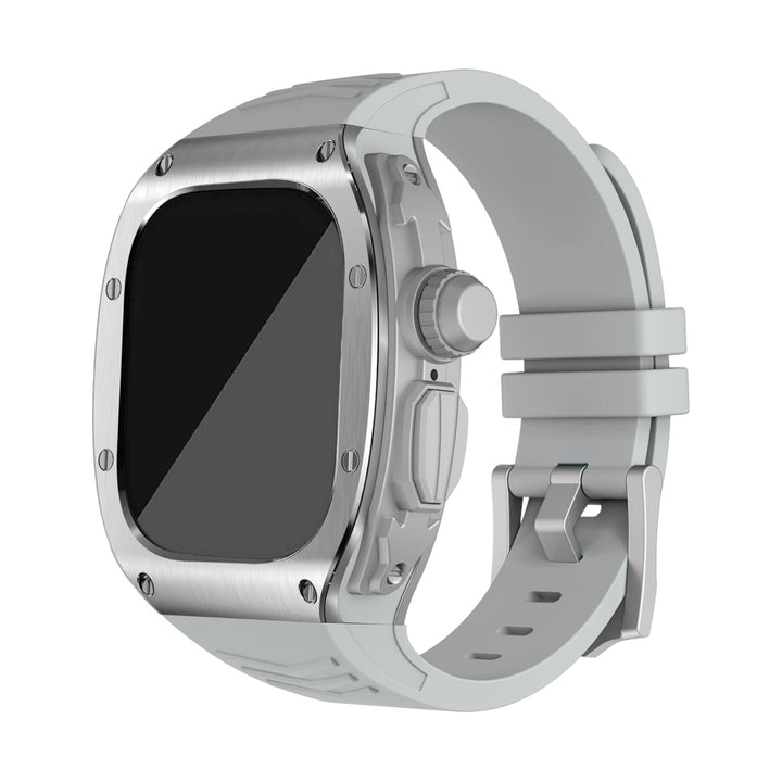 Edelstahl 2-in-1 Luxus-Gehäuse Hülle/Case inkl. Silikon Armband für Apple Watch Series 10 | ZITOCASES®