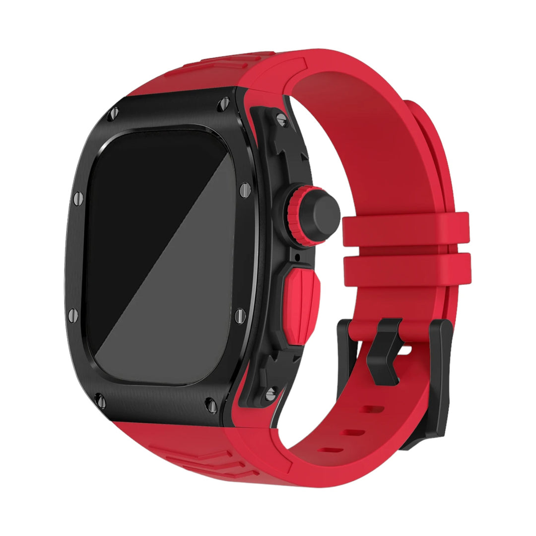 Edelstahl 2-in-1 Luxus-Gehäuse Hülle/Case inkl. Silikon Armband für Apple Watch Series 10 | ZITOCASES®