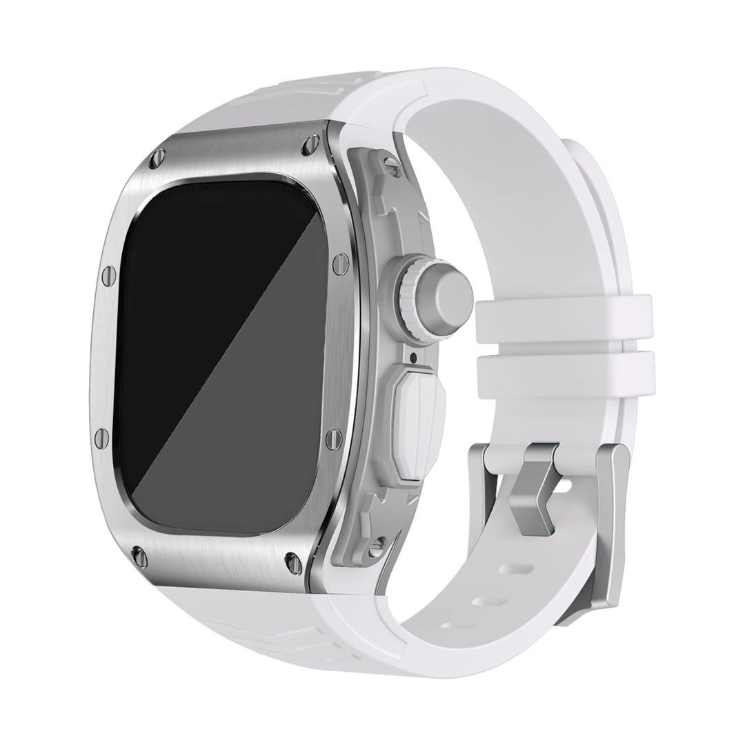 Edelstahl 2-in-1 Luxus-Gehäuse Hülle/Case inkl. Silikon Armband für Apple Watch Series 10 | ZITOCASES®