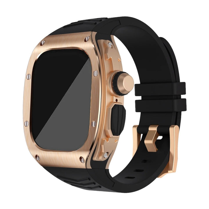 Edelstahl 2-in-1 Luxus-Gehäuse Hülle/Case inkl. Silikon Armband für Apple Watch Series 10 | ZITOCASES®