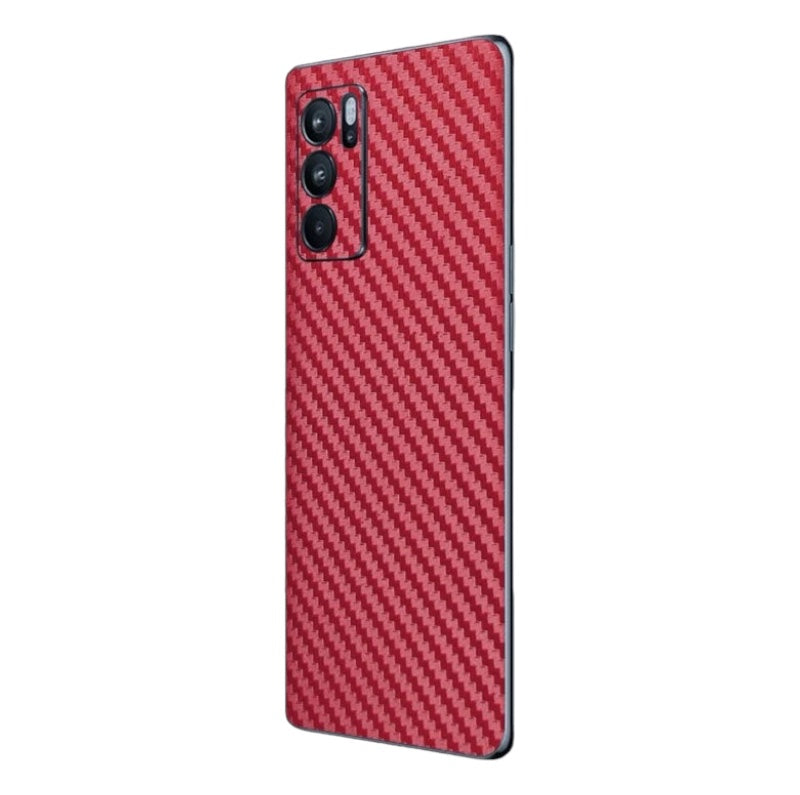 Carbon Optik Backcover/Rückseite Schutzfolie/Skin für Oppo Reno 13, 12, 11, 10-Serie | ZITOCASES®