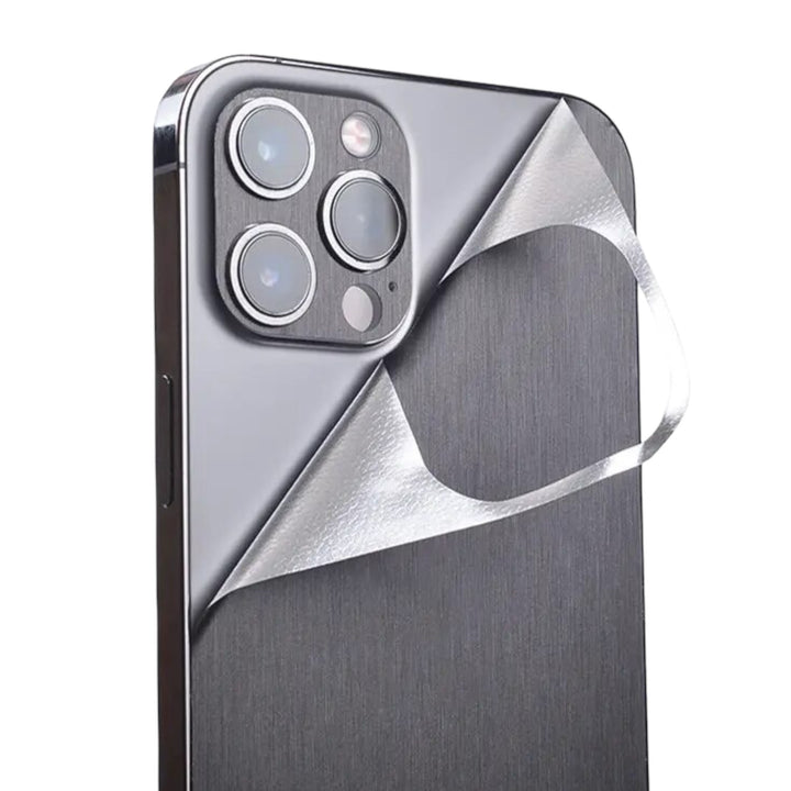 Metallstruktur Optik Backcover/Rückseite Schutzfolie/Skin für iPhone 13, 12-Serie | ZITOCASES®