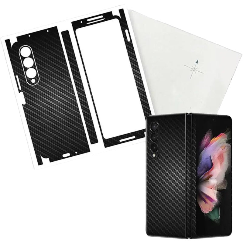 Carbon Optik Backcover/Rückseite Schutzfolie/Skin für Samsung Flip, Fold-Serie | ZITOCASES®