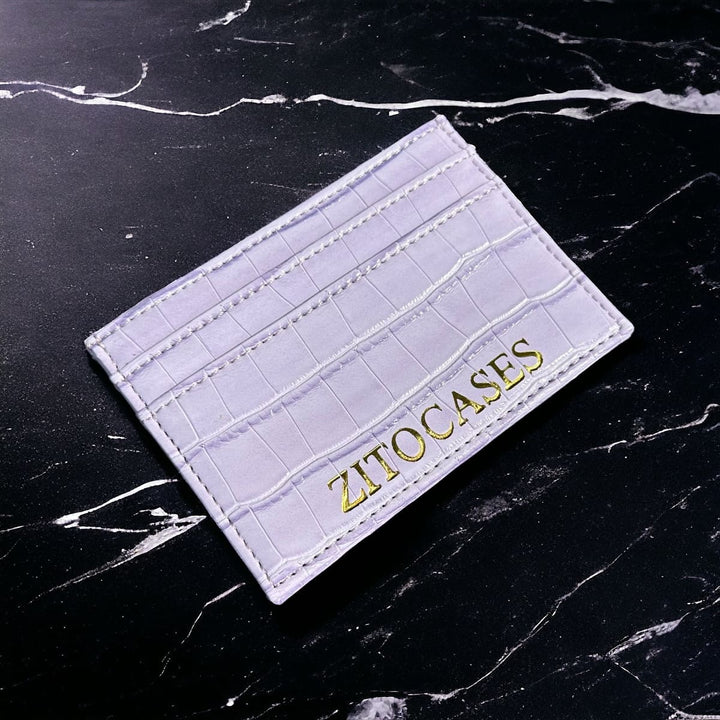 Krokodil Kunstleder Wallet/Kartenetui/Geldbörse/Kartenhülle/Kartenwallet | ZITOCASES®