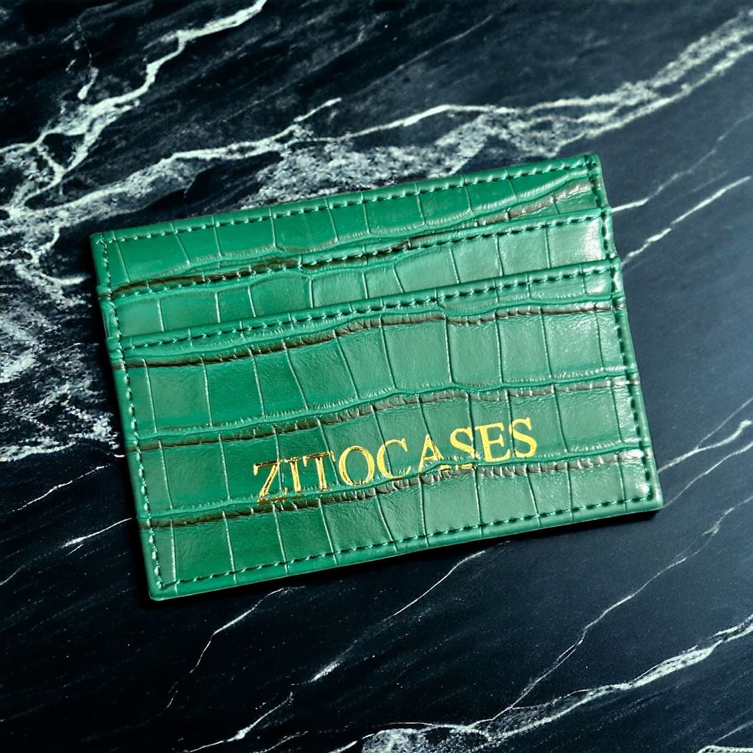 Krokodil Kunstleder Wallet/Kartenetui/Geldbörse/Kartenhülle/Kartenwallet | ZITOCASES®