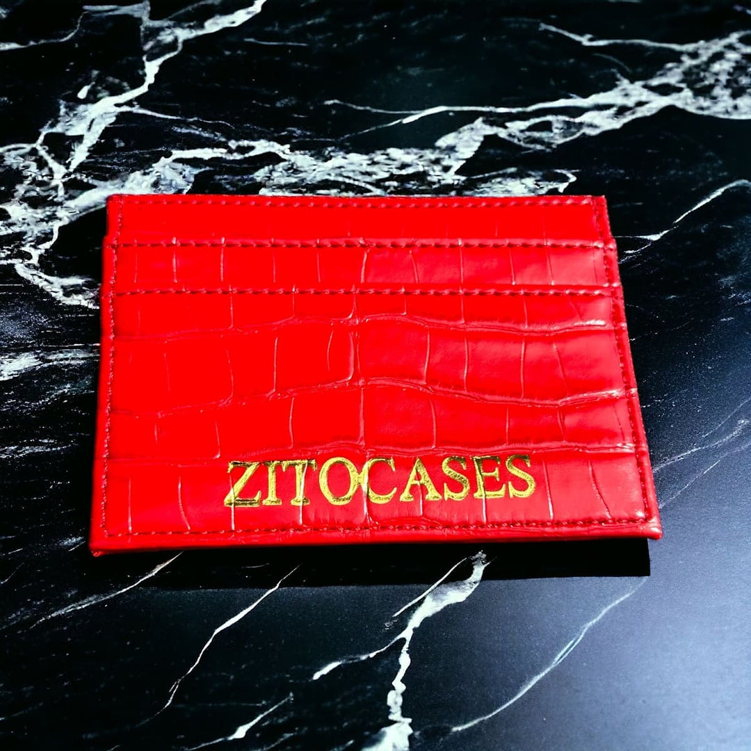 Krokodil Kunstleder Wallet/Kartenetui/Geldbörse/Kartenhülle/Kartenwallet | ZITOCASES®