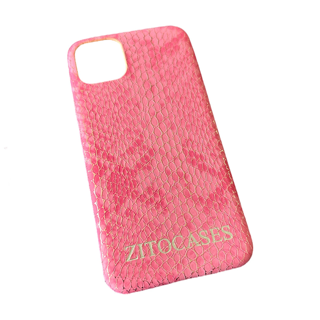 SALE | iPhone 11 Pro Max | Glänzende Schlangen-Leder Optik Hülle/Case | ZITOCASES®