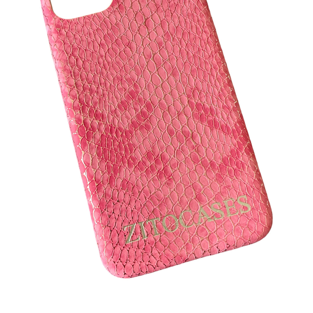 SALE | iPhone 11 Pro Max | Glänzende Schlangen-Leder Optik Hülle/Case | ZITOCASES®