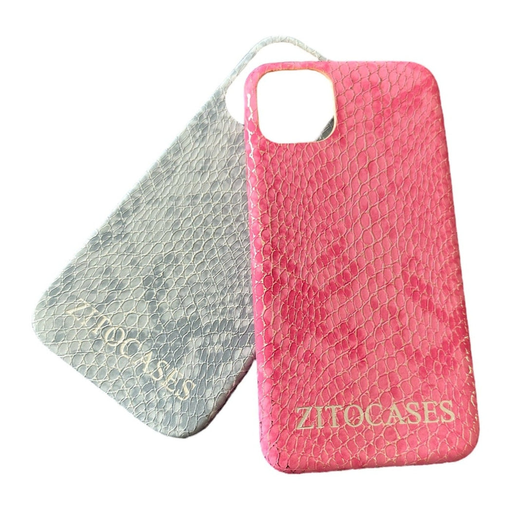 SALE | iPhone 11 Pro Max | Glänzende Schlangen-Leder Optik Hülle/Case | ZITOCASES®