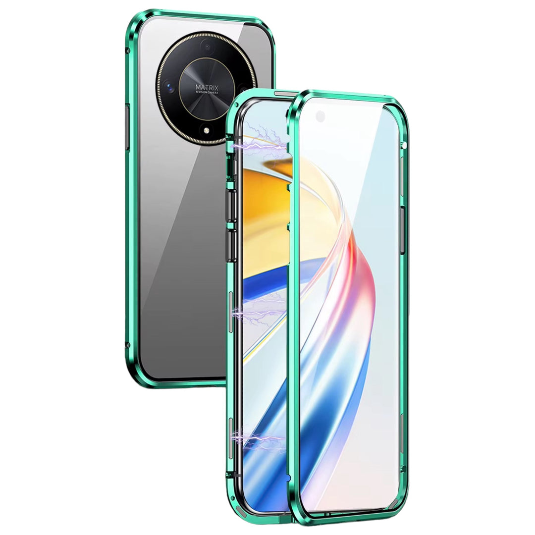 360° [KLARSICHT 9H-Glas] Aluminium Vollschutz Hülle/Case für Honor Magic 6, 5, 4-Serie | ZITOCASES®