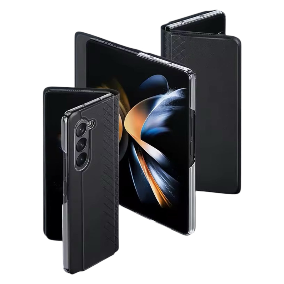 Karierte Kunstleder Klapp Hülle/Flip Case für Samsung Galaxy Z Fold 7, 6, 5, 4, 3, 2 | ZITOCASES®
