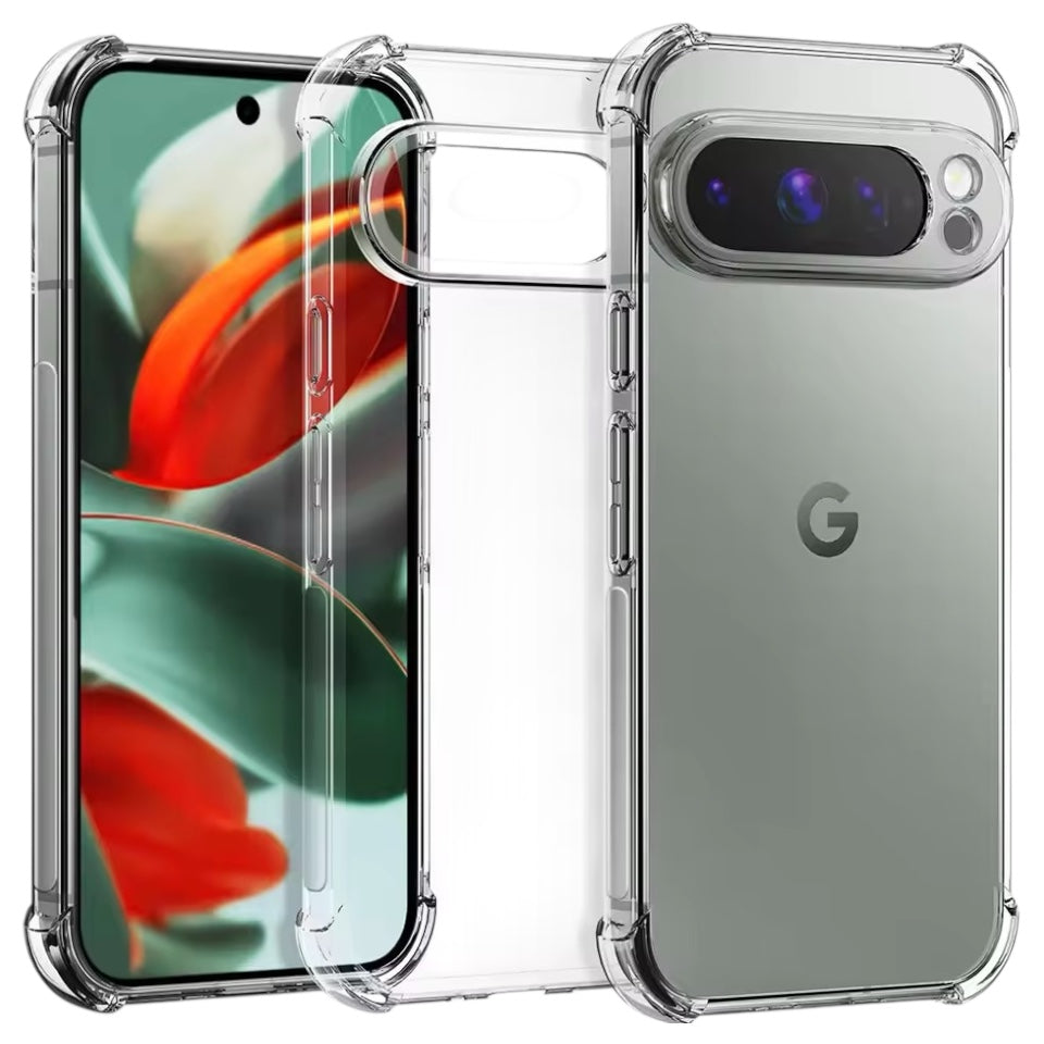 Transparente Airbag Silikon Hülle/Case für Google Pixel 10, 10 Pro, 10 Pro XL, 9, 9 Pro, 9 Pro XL, 9A, 8, 8 Pro, 8A, 7, 7 Pro, 7A, 6, 6 Pro, 6A, 5, 4, 4 XL, 4A, 3, 3 XL, 3A, 3A XL | ZITOCASES®