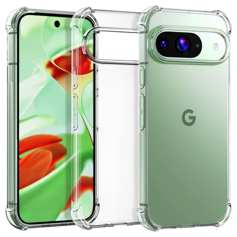 Transparente Airbag Silikon Hülle/Case für Google Pixel 10, 10 Pro, 10 Pro XL, 9, 9 Pro, 9 Pro XL, 9A, 8, 8 Pro, 8A, 7, 7 Pro, 7A, 6, 6 Pro, 6A, 5, 4, 4 XL, 4A, 3, 3 XL, 3A, 3A XL | ZITOCASES®