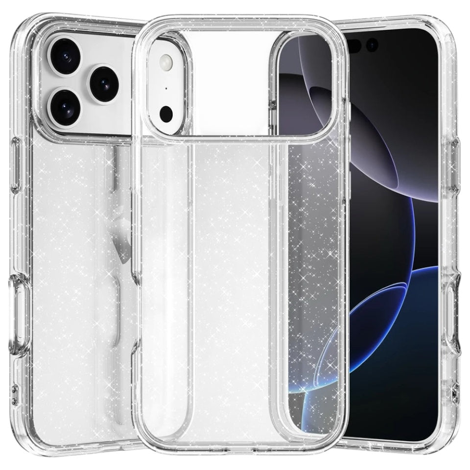 Bunte/Transparente Glitzer Silikon Hülle/Case für iPhone 17 Pro, 17 Pro Max | ZITOCASES®