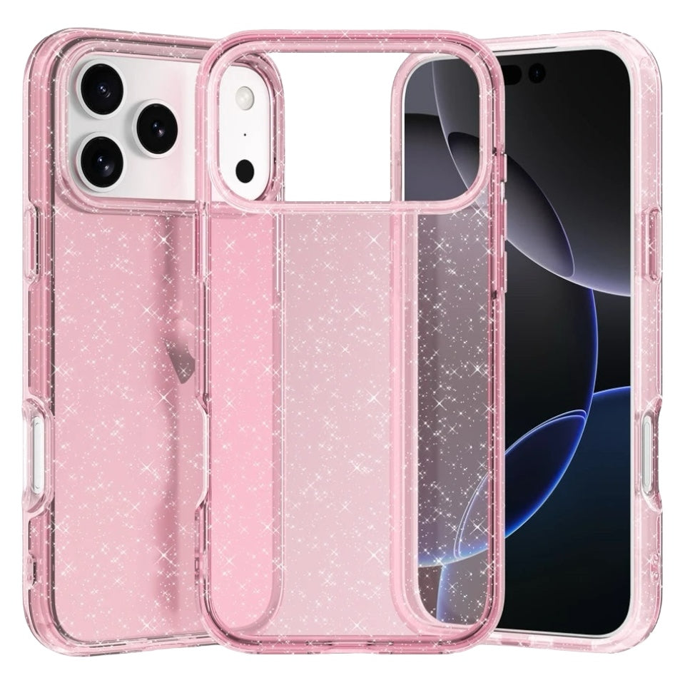 Bunte/Transparente Glitzer Silikon Hülle/Case für iPhone 17 Pro, 17 Pro Max | ZITOCASES®