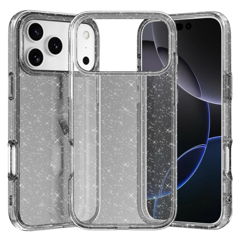 Bunte/Transparente Glitzer Silikon Hülle/Case für iPhone 17 Pro, 17 Pro Max | ZITOCASES®