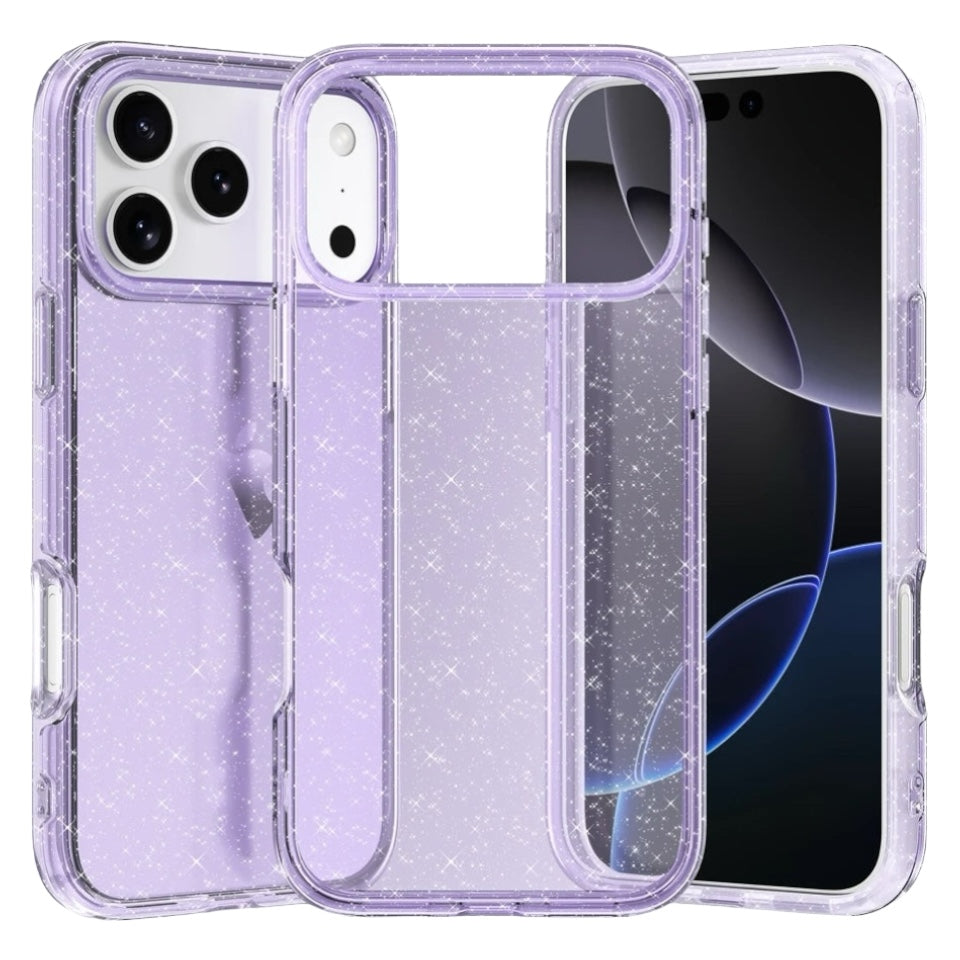 Bunte/Transparente Glitzer Silikon Hülle/Case für iPhone 17 Pro, 17 Pro Max | ZITOCASES®
