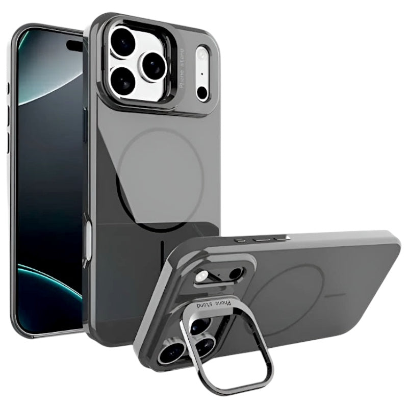 Hochglanz MagSafe/Magnet Hülle/Case mit integriertem Ständer für iPhone 17 Pro, 17 Pro Max | ZITOCASES®