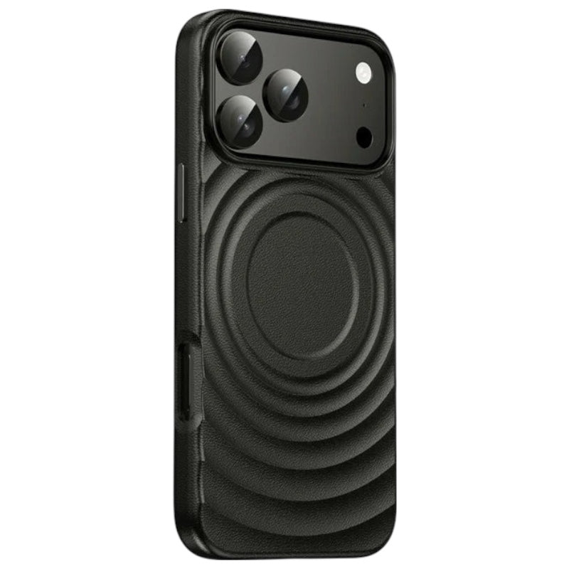 Wellen/Kunstleder Optik MagSafe/Magnet Hülle/Case für iPhone 17 Pro, 17 Pro Max | ZITOCASES®