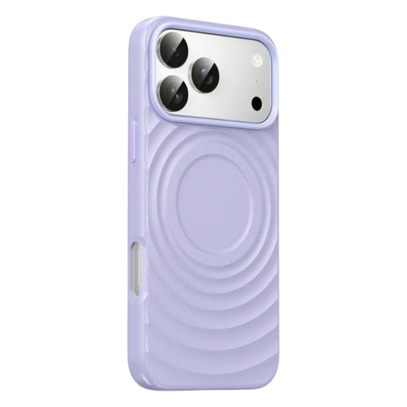 Wellen/Kunstleder Optik MagSafe/Magnet Hülle/Case für iPhone 17 Pro, 17 Pro Max | ZITOCASES®