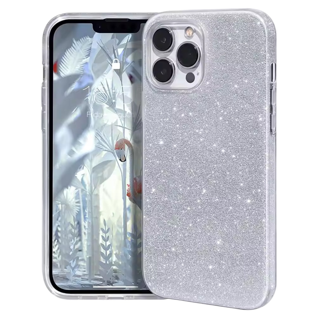SALE | iPhone 16 Pro Max | Transparente Glitzer Silikon Hülle/Case | ZITOCASES®