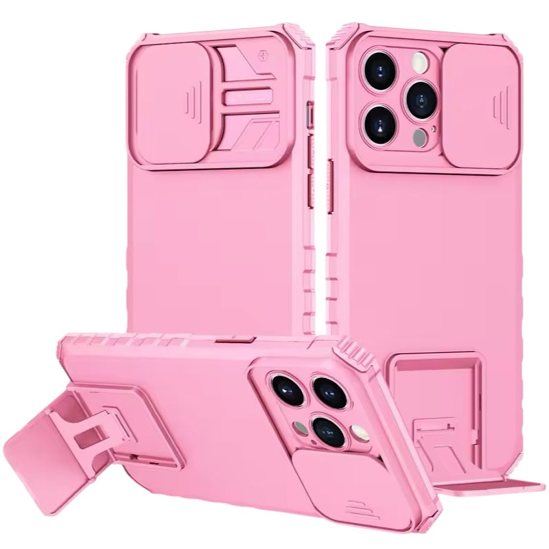 SALE | iPhone 16 Pro | Stoßfeste Silikon Kamera Schutz Hülle/Case inkl. Ständer/Auflage | ZITOCASES®