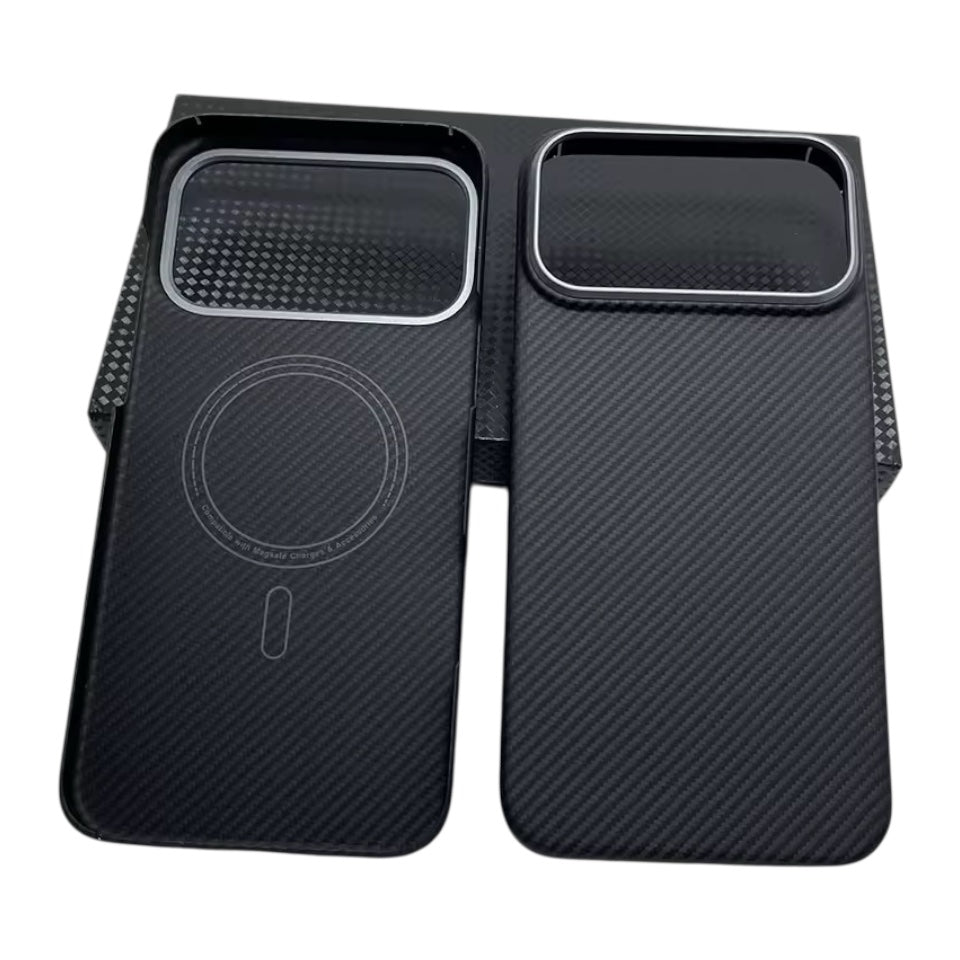 Ultra dünne 0,3mm MagSafe/Magnet Carbon Optik Hülle/Case für iPhone 17 Pro, 17 Pro Max | ZITOCASES®