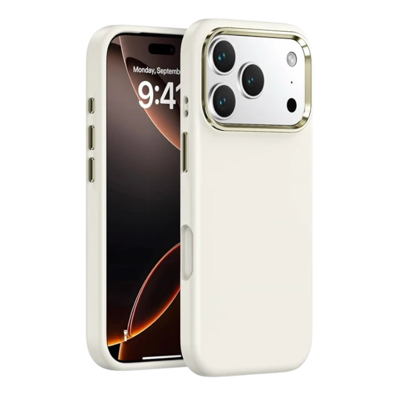 Silikon Hülle/Case mit Chrom Akzenten für iPhone 17 Pro, 17 Pro Max | ZITOCASES®