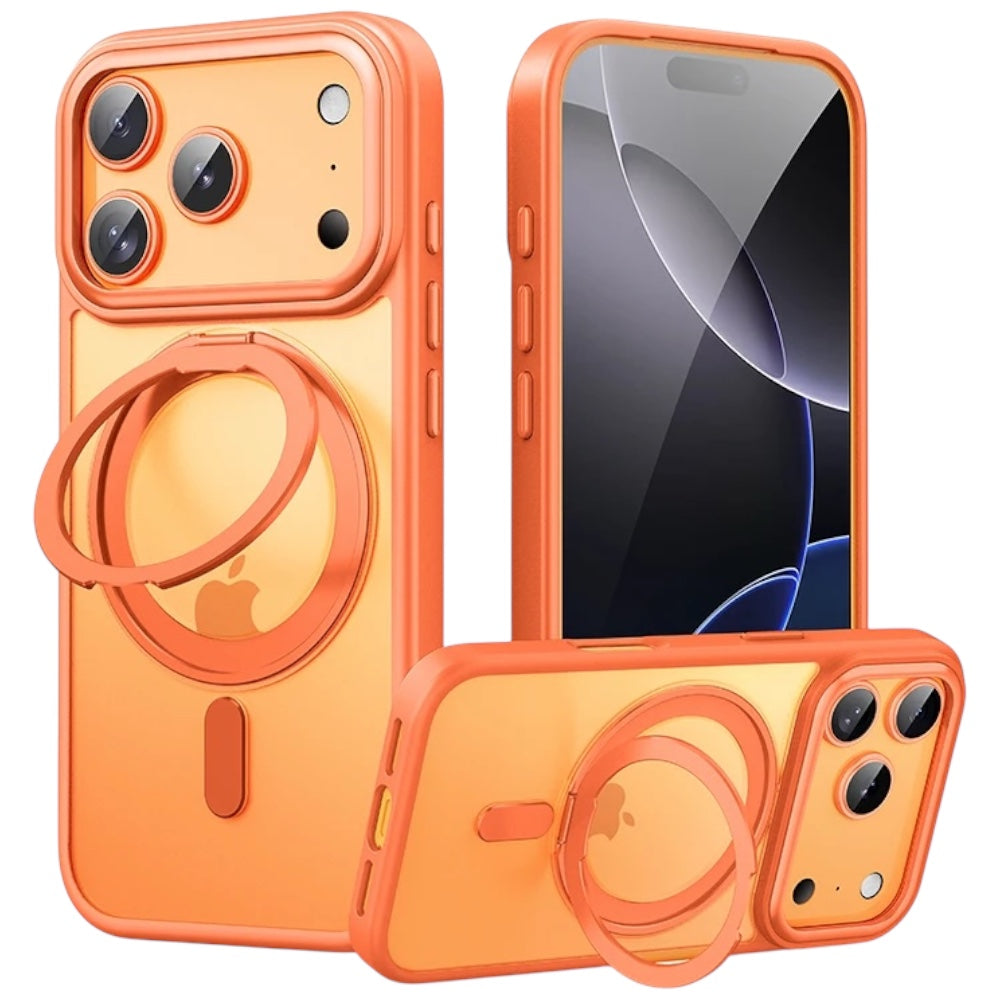 Transparente MagSafe/Magnet Hülle/Case mit integriertem Ständer für iPhone 17 Pro, 17 Pro Max | ZITOCASES®