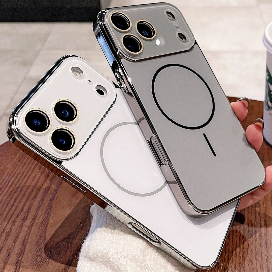 Hochglanz/Chrom MagSafe/Magnet Hülle/Case mit Kameraabdeckung für iPhone 17 Pro, 17 Pro Max | ZITOCASES®