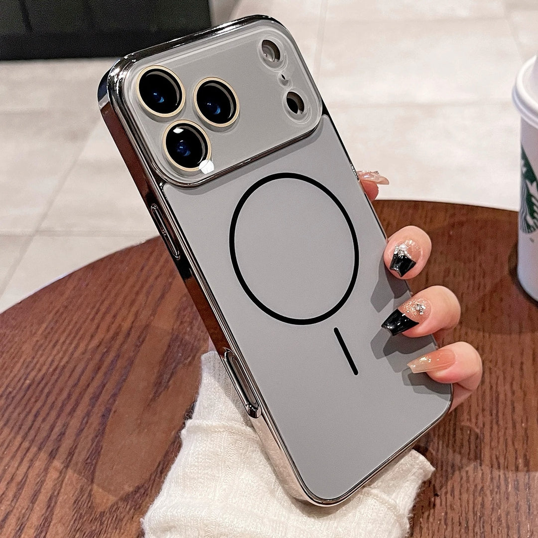 Hochglanz/Chrom MagSafe/Magnet Hülle/Case mit Kameraabdeckung für iPhone 17 Pro, 17 Pro Max | ZITOCASES®