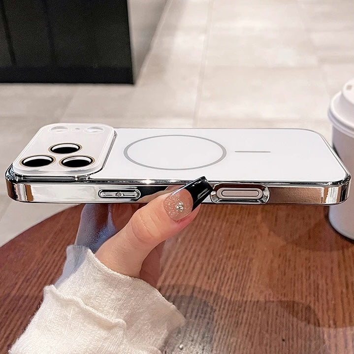Hochglanz/Chrom MagSafe/Magnet Hülle/Case mit Kameraabdeckung für iPhone 17 Pro, 17 Pro Max | ZITOCASES®