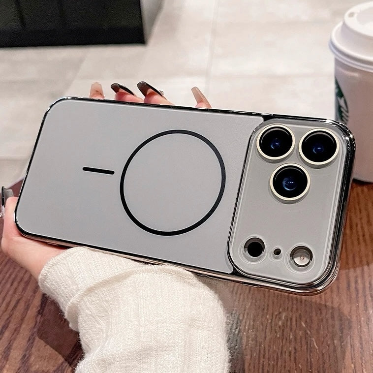 Hochglanz/Chrom MagSafe/Magnet Hülle/Case mit Kameraabdeckung für iPhone 17 Pro, 17 Pro Max | ZITOCASES®