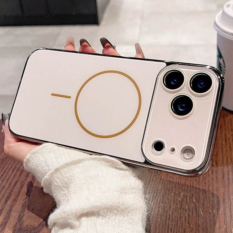 Hochglanz/Chrom MagSafe/Magnet Hülle/Case mit Kameraabdeckung für iPhone 17 Pro, 17 Pro Max | ZITOCASES®