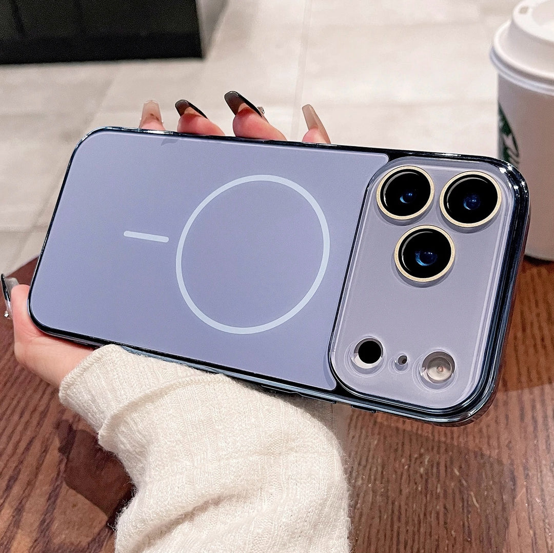 Hochglanz/Chrom MagSafe/Magnet Hülle/Case mit Kameraabdeckung für iPhone 17 Pro, 17 Pro Max | ZITOCASES®