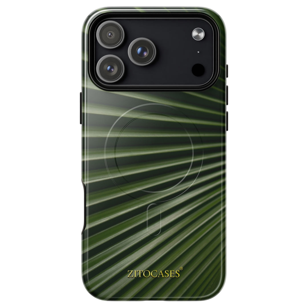 Dualschutz MagSafe/Magnet Palmen/Sommer Design 2-in-1 Hybrid Hülle/Case für iPhone 17 Pro, 17 Pro Max | ZITOCASES®