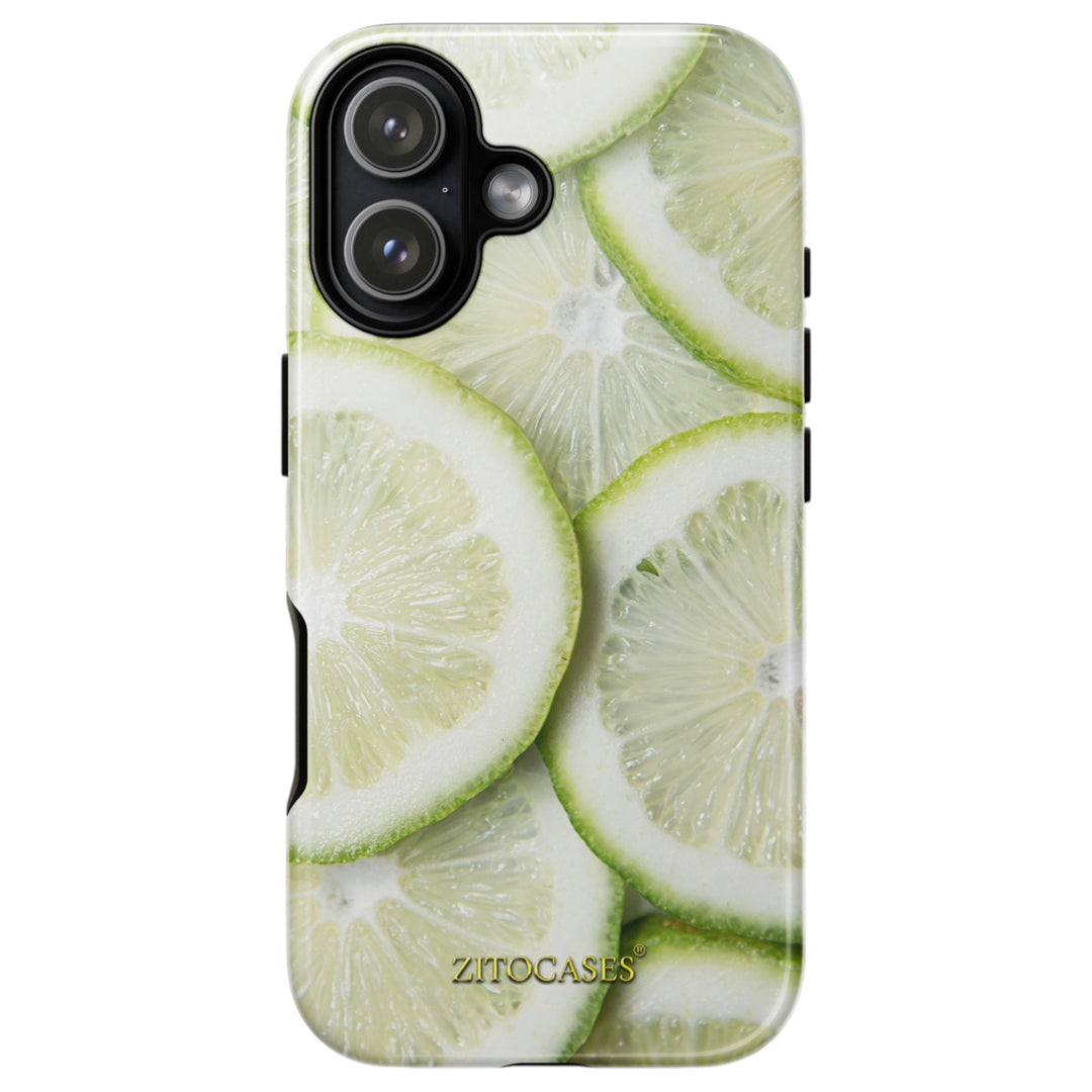 Dualschutz Limette/Limone Design 2-in-1 Hybrid Hülle/Case für iPhone 17 | ZITOCASES®