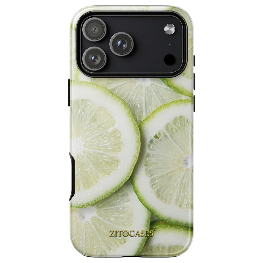Dualschutz Limette/Limone Design 2-in-1 Hybrid Hülle/Case für iPhone 17 Pro, 17 Pro Max | ZITOCASES®