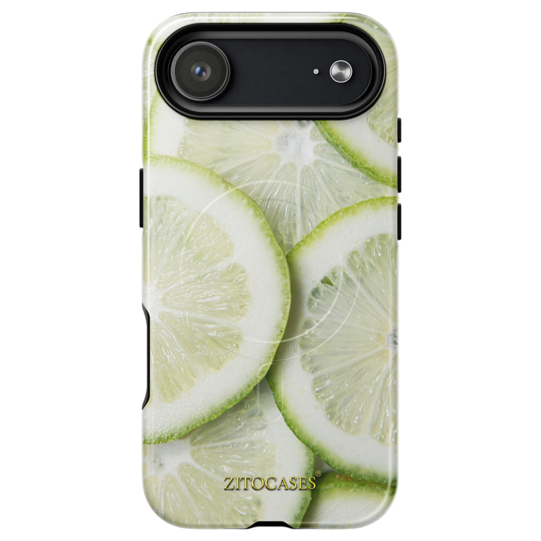 Dualschutz MagSafe/Magnet Limette/Limone Design 2-in-1 Hybrid Hülle/Case für iPhone Air | ZITOCASES®