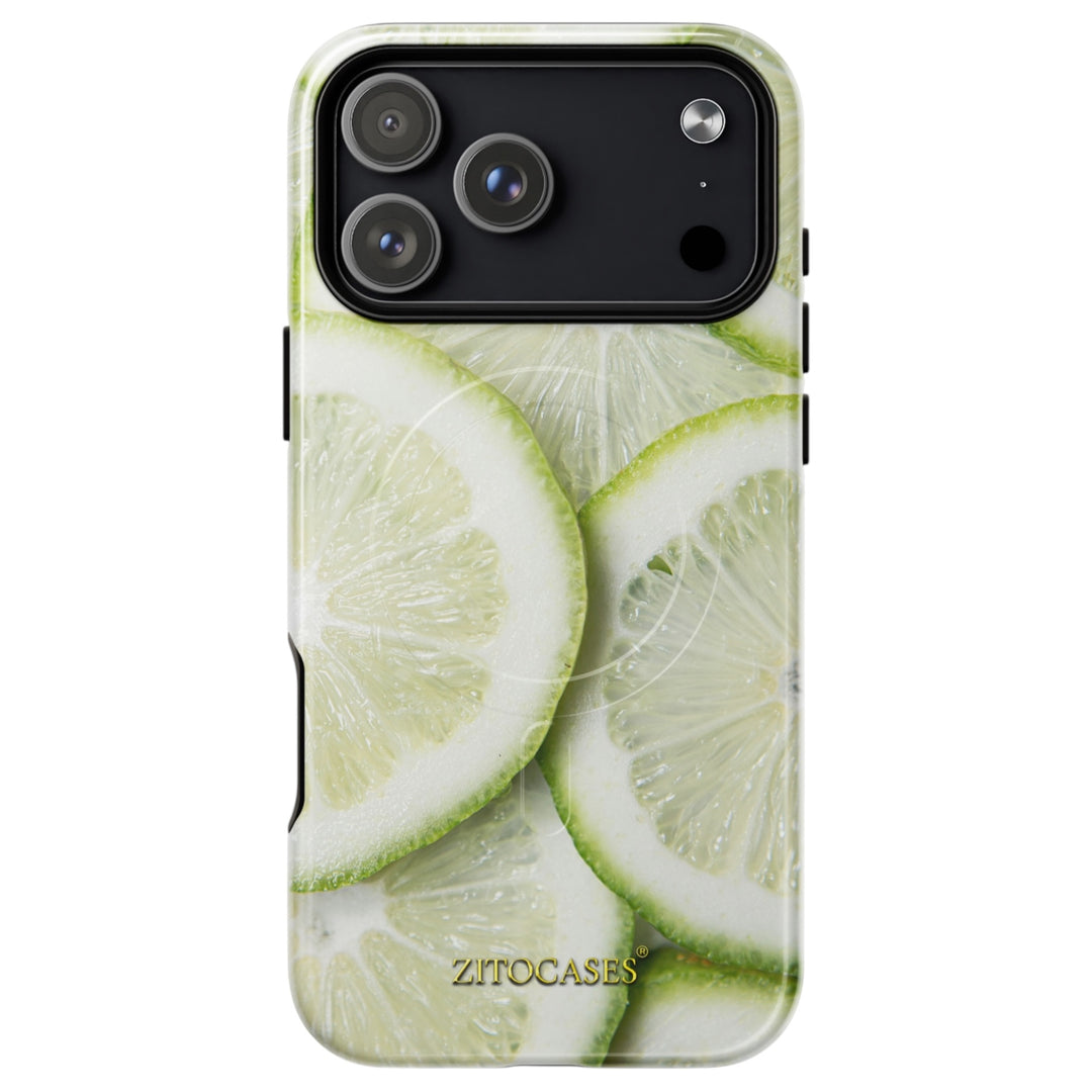 Dualschutz MagSafe/Magnet Limette/Limone Design 2-in-1 Hybrid Hülle/Case für iPhone 17 Pro, 17 Pro Max | ZITOCASES®