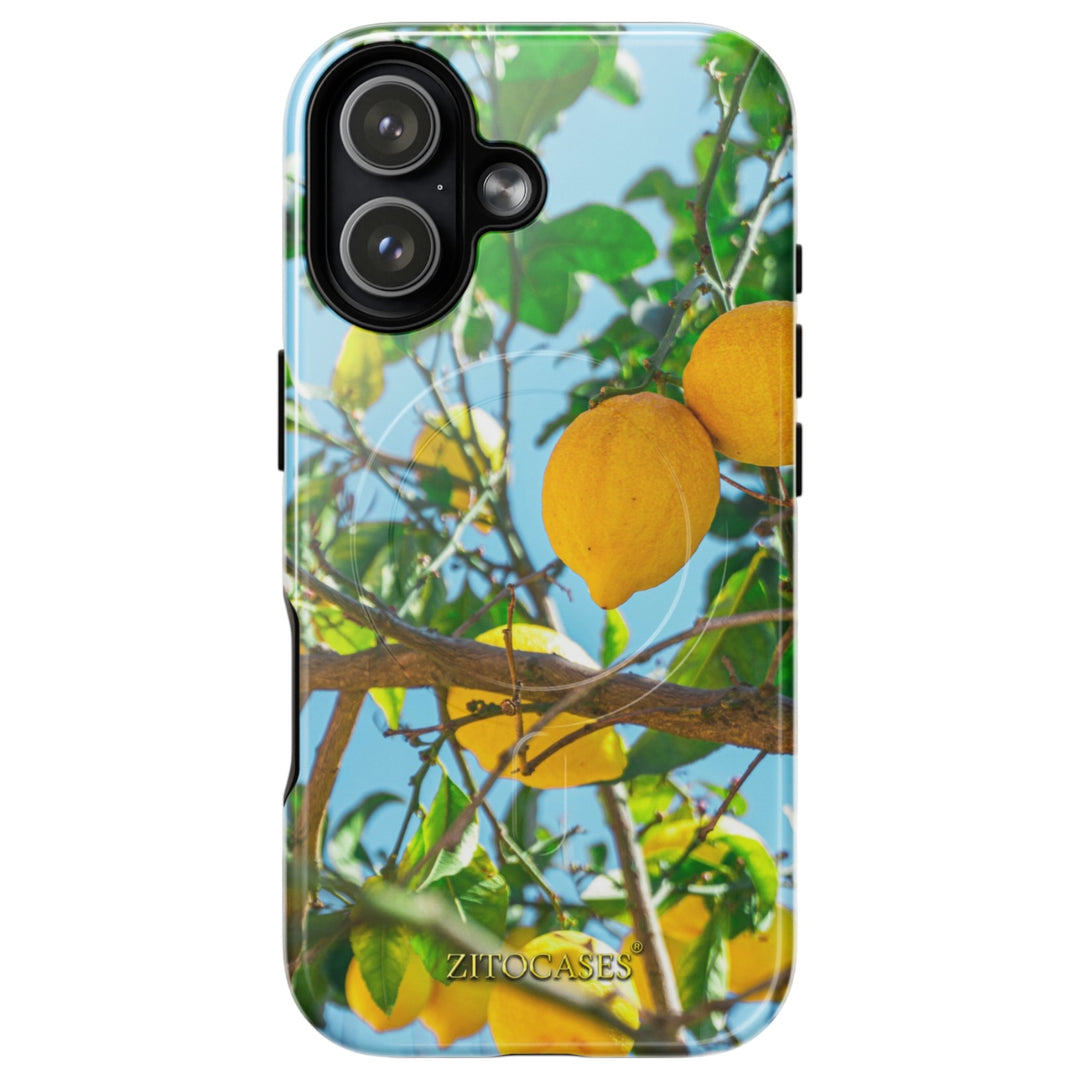 Dualschutz MagSafe/Magnet Zitronenbaum Design 2-in-1 Hybrid Hülle/Case für iPhone 17 | ZITOCASES®