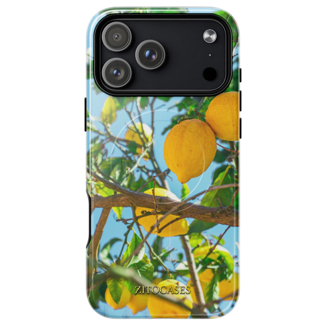 Dualschutz MagSafe/Magnet Zitronenbaum Design 2-in-1 Hybrid Hülle/Case für iPhone 17 Pro, 17 Pro Max | ZITOCASES®