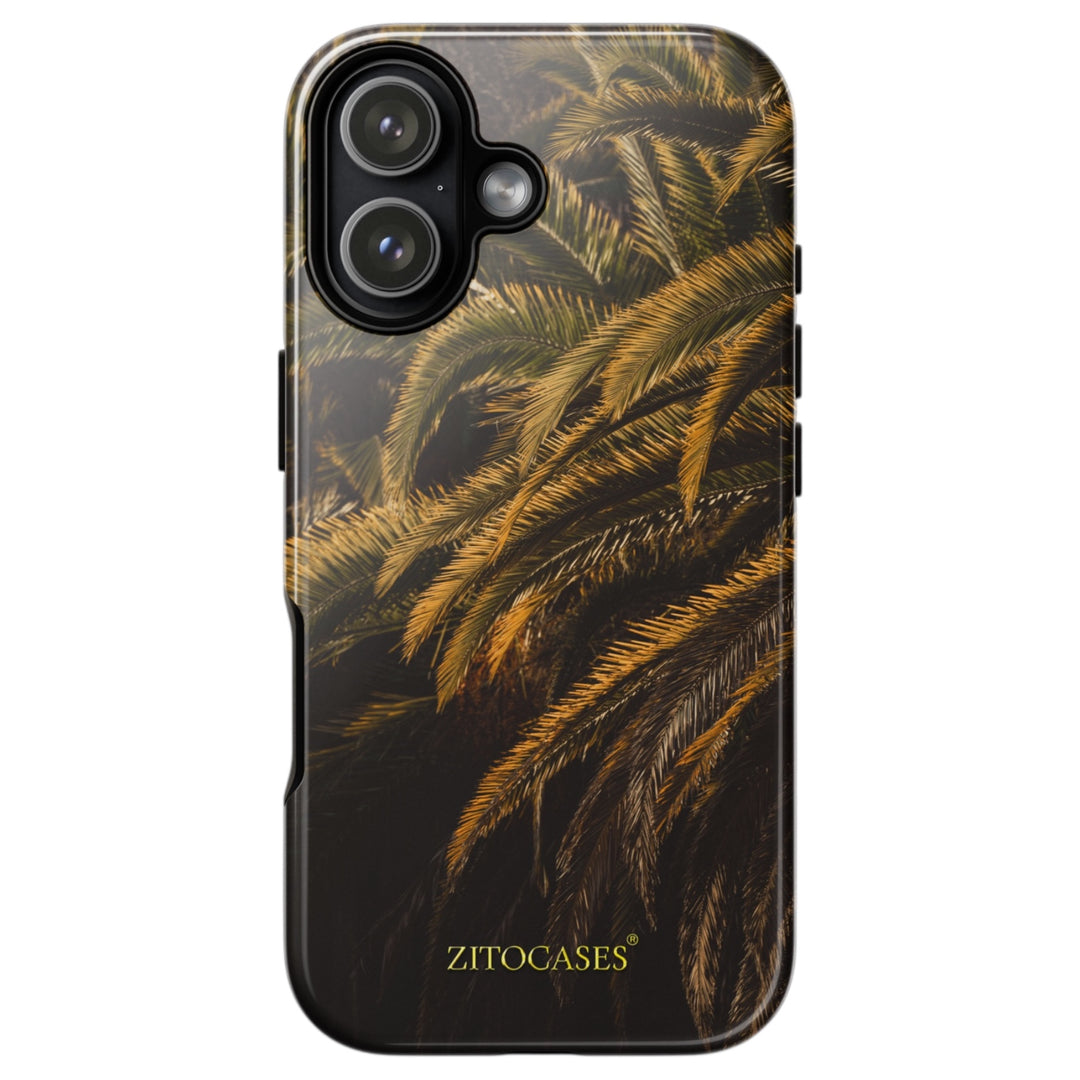 Dualschutz Palmenblätter Design 2-in-1 Hybrid Hülle/Case für iPhone 17 | ZITOCASES®