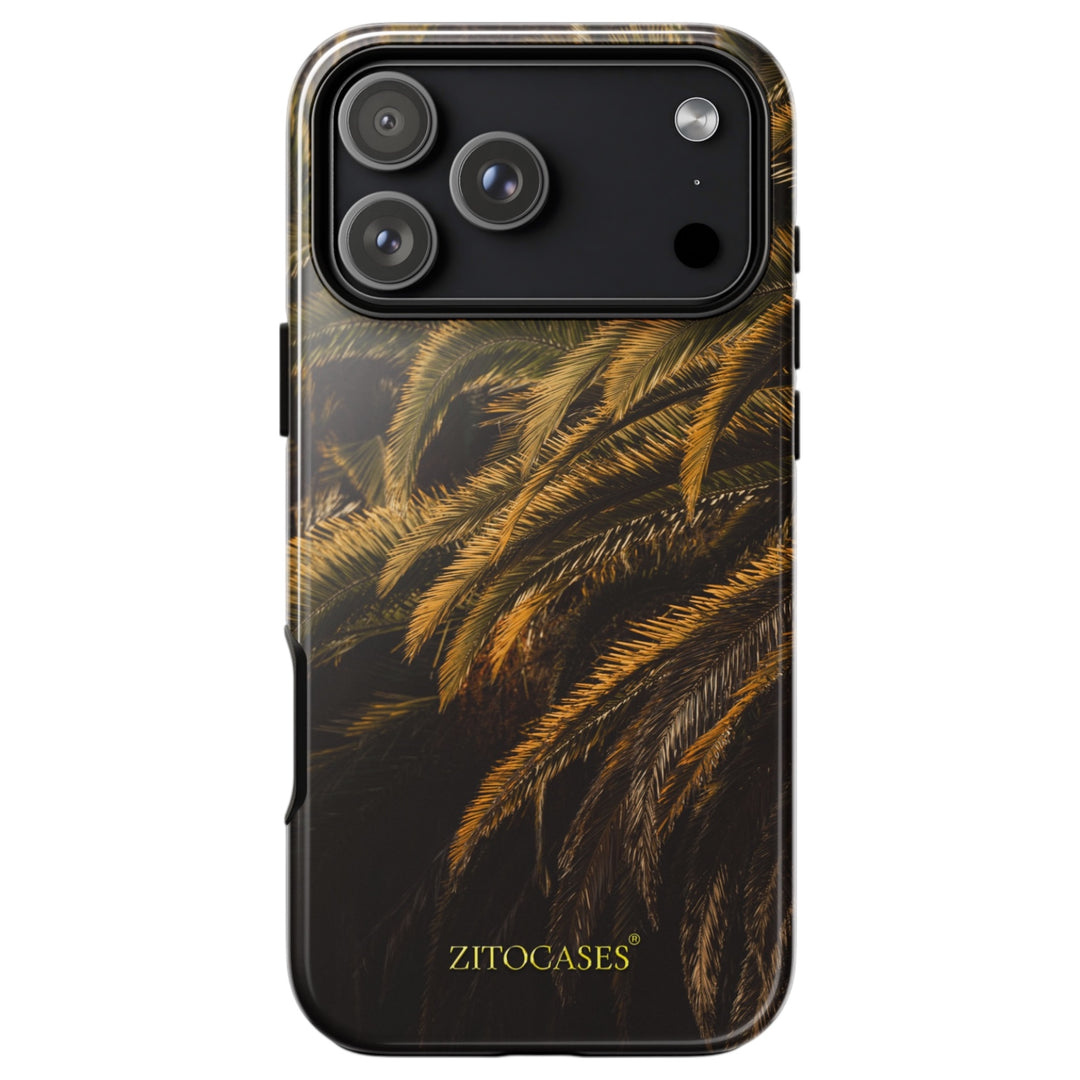 Dualschutz Palmenblätter Design 2-in-1 Hybrid Hülle/Case für iPhone 17 Pro, 17 Pro Max | ZITOCASES®