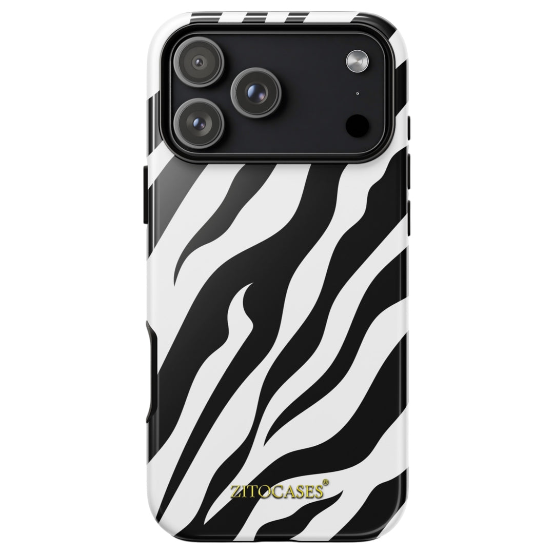 Dualschutz Zebra Muster Design 2-in-1 Hybrid Hülle/Case für iPhone 17 Pro, 17 Pro Max | ZITOCASES®