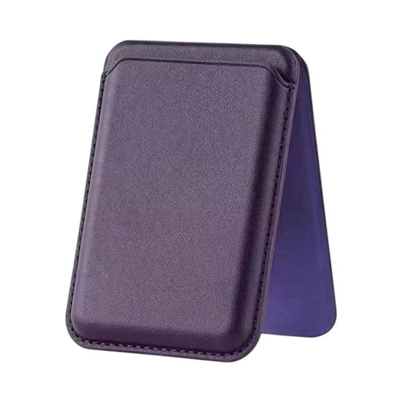 Kunstleder MagSafe/Magnet Wallet/Kartenhalter mit integriertem Ständer