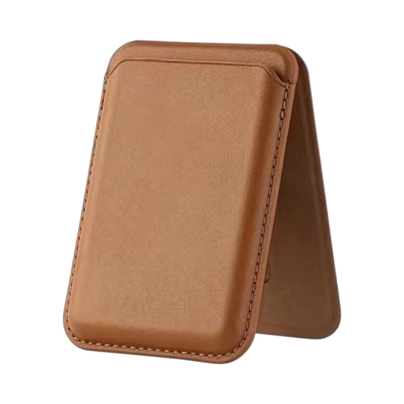 Kunstleder MagSafe/Magnet Wallet/Kartenhalter mit integriertem Ständer